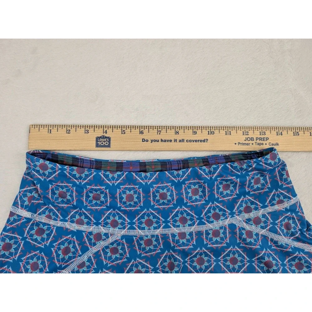 William‎ Murray Golf Skirt Womens Small Floral Geometric Blue Performance